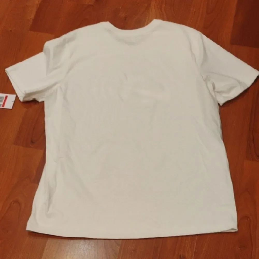 Nike White Tee with Gray Logo
